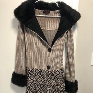 Betsey Johnson Sweater Coat